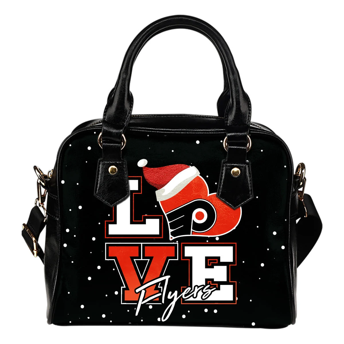 Love Word Christmas Sweet Philadelphia Flyers Shoulder Handbags Sb0801