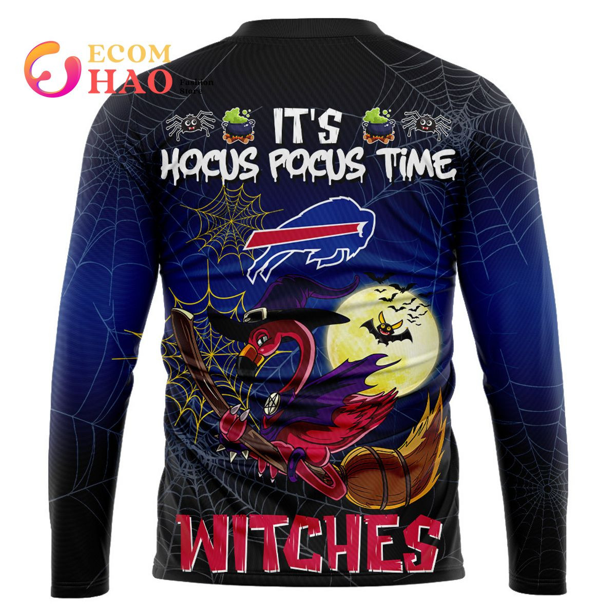 Bills Halloween Jersey Falmingo Witches Hocus Pocus 3D Hoodie, Zip Hoodie, Man - Women, Warm, Premium Quality HZ0501