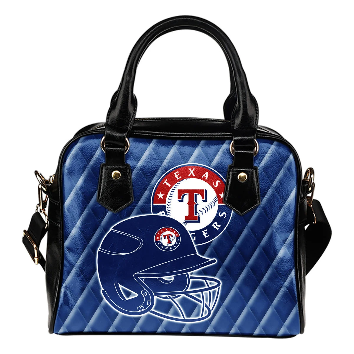 Couple Helmet Enchanting Logo Texas Rangers Shoulder Handbags Sb0801
