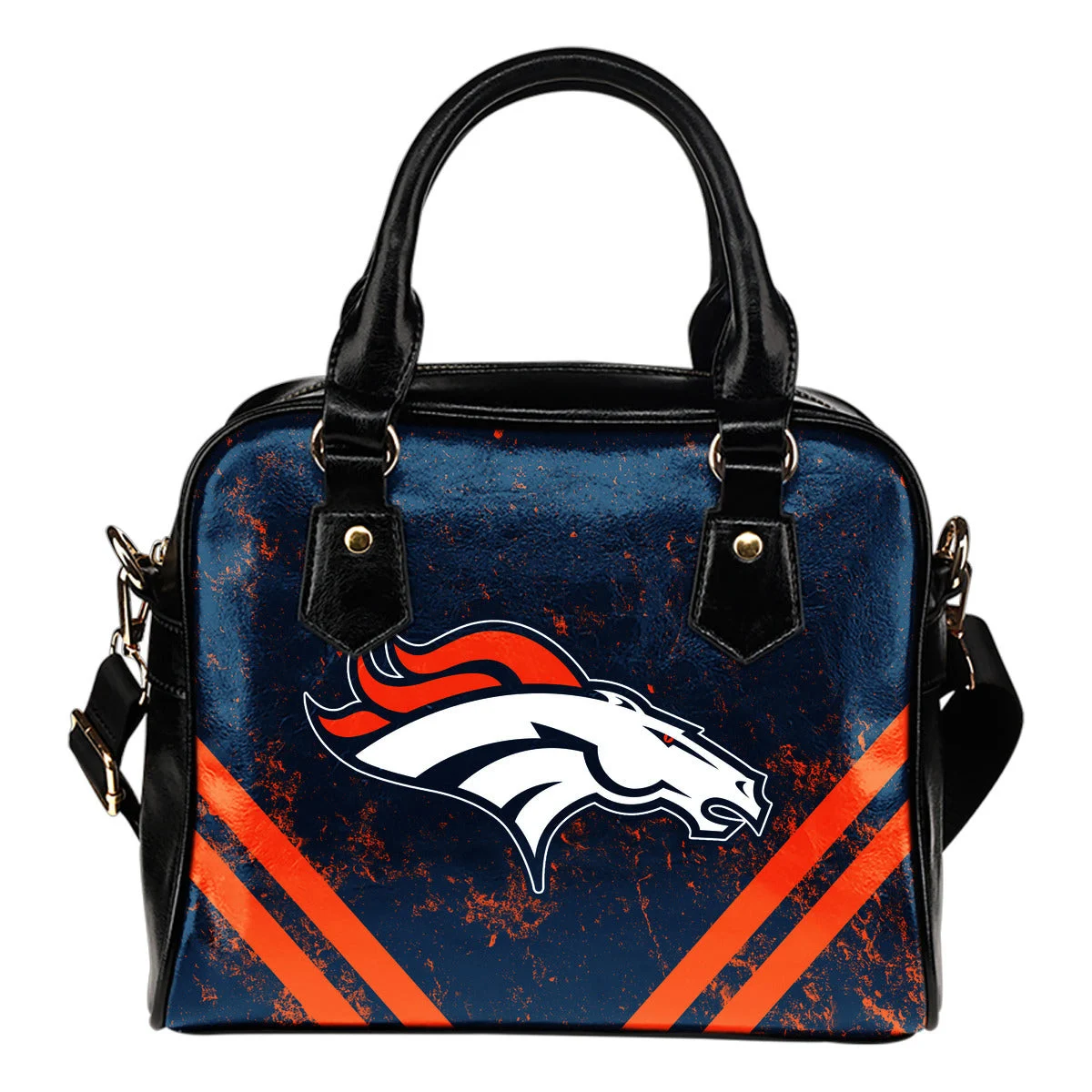 Couple Curves Light Good Logo Denver Broncos Shoulder Handbags Sb0801