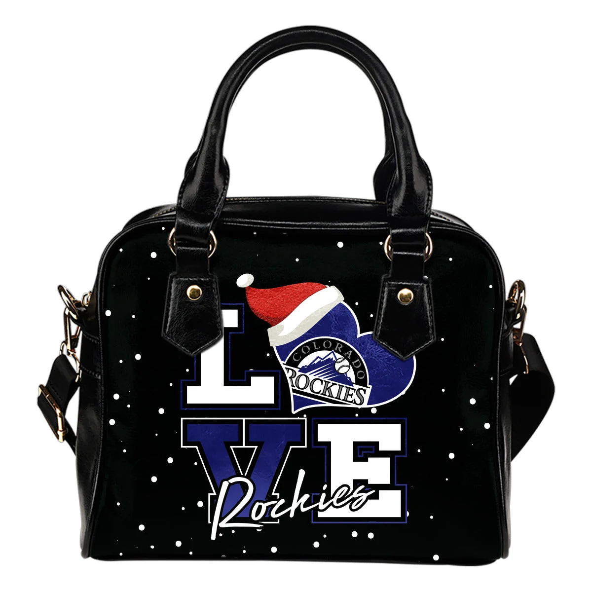 Love Word Christmas Sweet Colorado Rockies Shoulder Handbags Sb0801