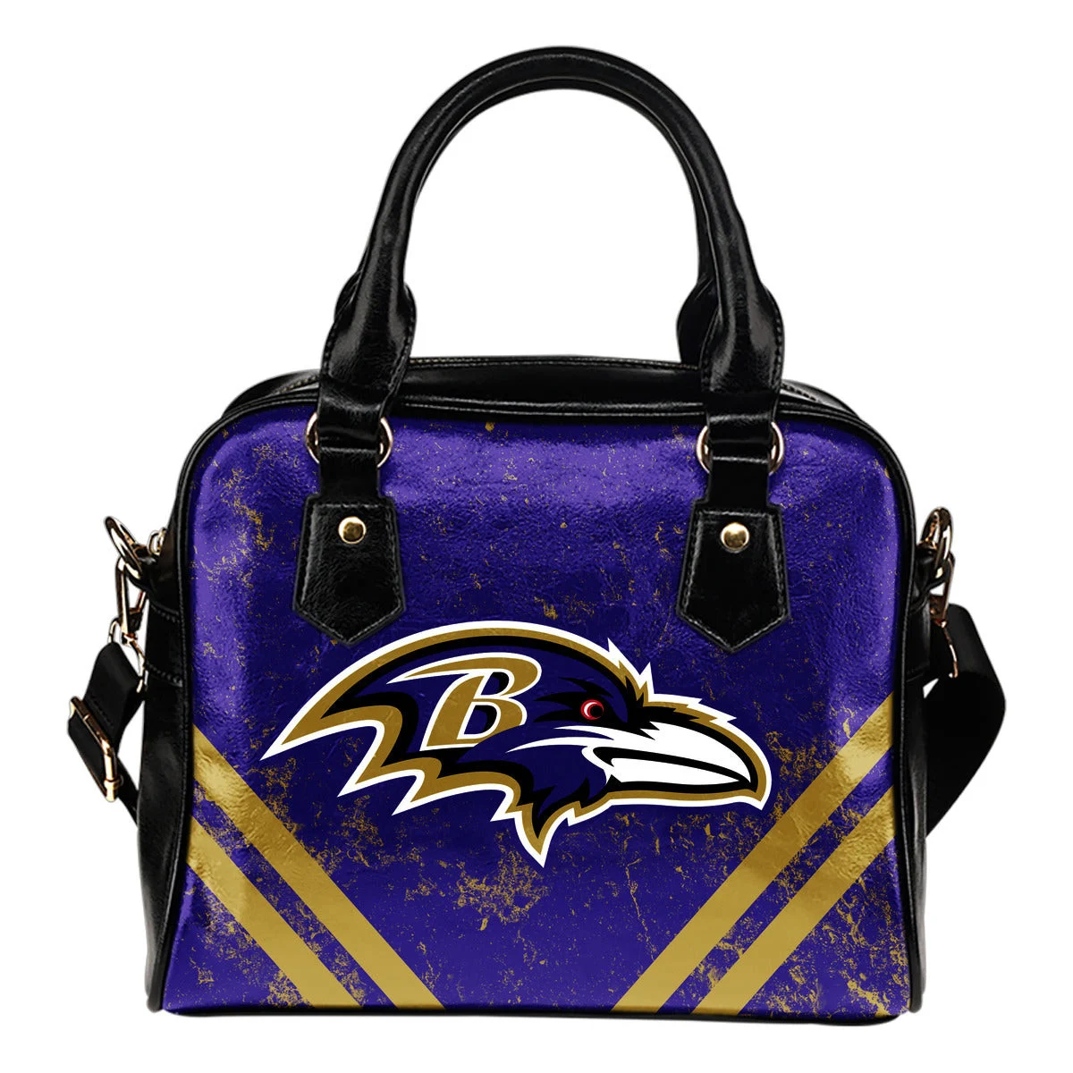 Couple Curves Light Good Logo Baltimore Ravens Shoulder Handbags Sb0801