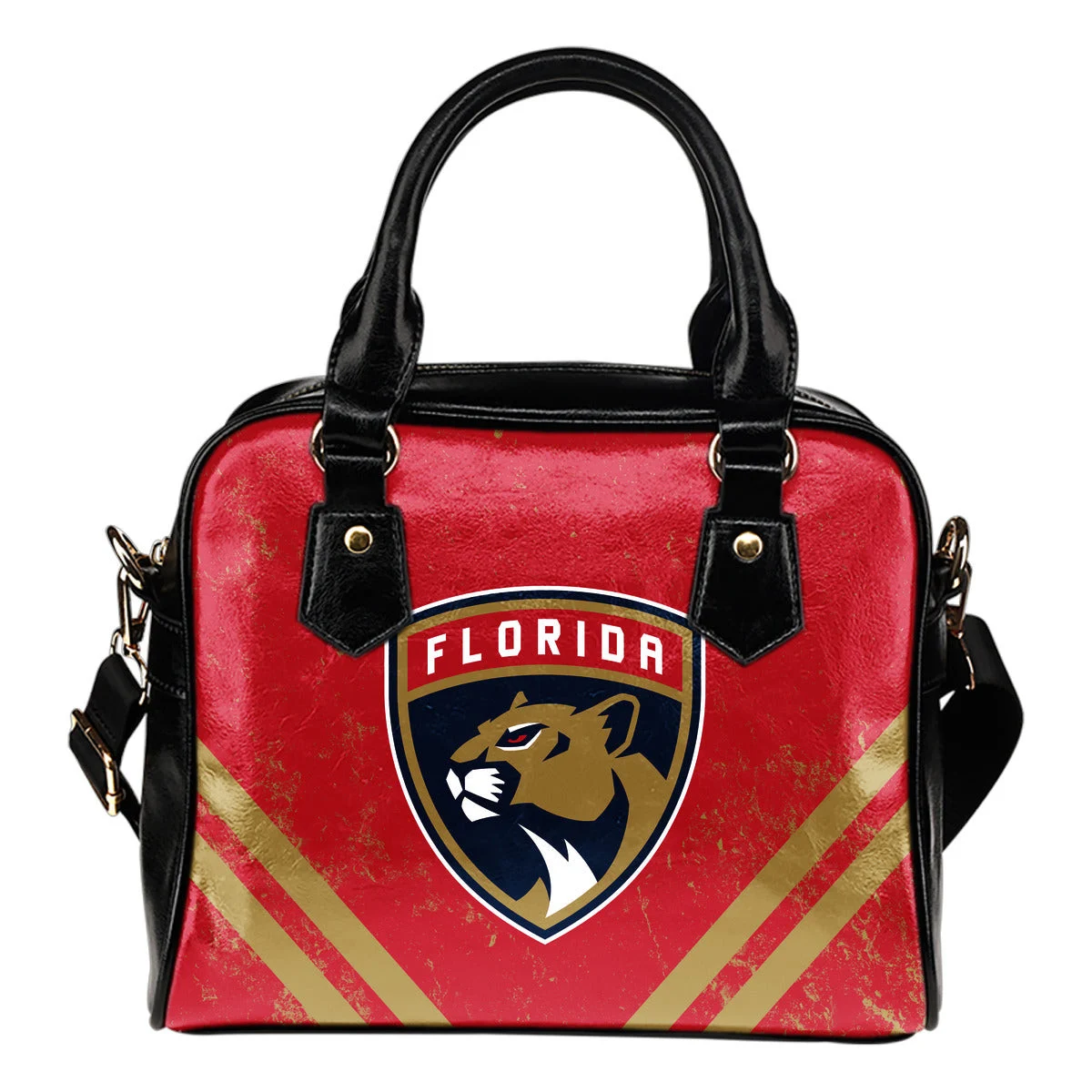 Couple Curves Light Good Logo Florida Panthers Shoulder Handbags Sb0801