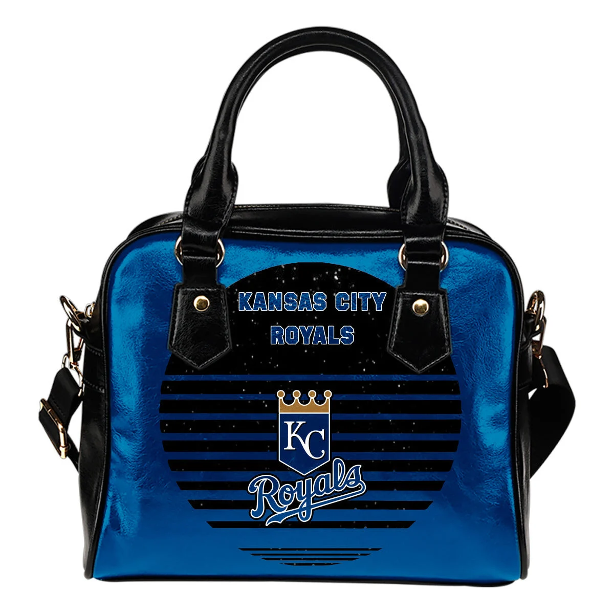 Back Fashion Round Charming Kansas City Royals Shoulder Handbags Sb0801