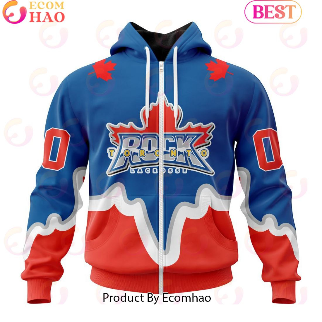 Custom Toronto Rock Jersey Personalized Letters Number Hoodie, Zip Hoodie, Man - Women, Warm, Premium Quality HZ0501