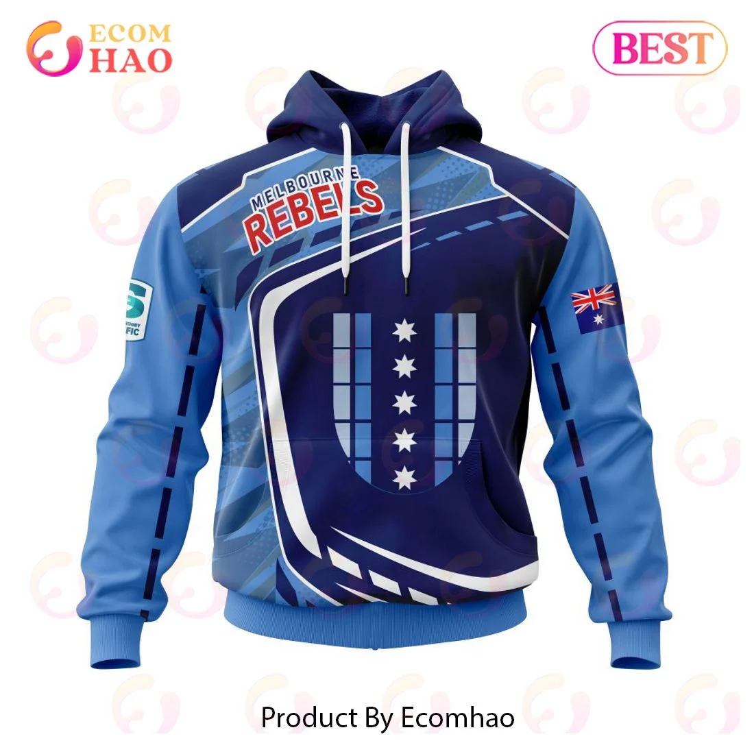 BEST Super Rugby Melbourne Rebels Specialized Jersey Concepts 3D Hoodie, Zip Hoodie, Man - Women, Warm, Premium Quality HZ0501
