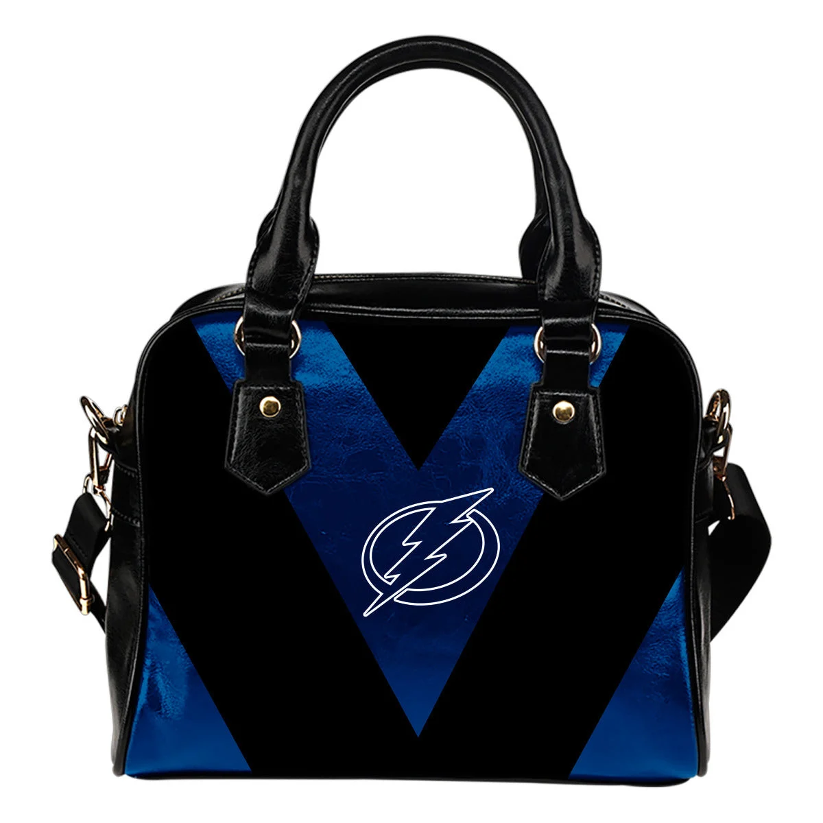 Triangle Double Separate Colour Tampa Bay Lightning Shoulder Handbags Sb0801