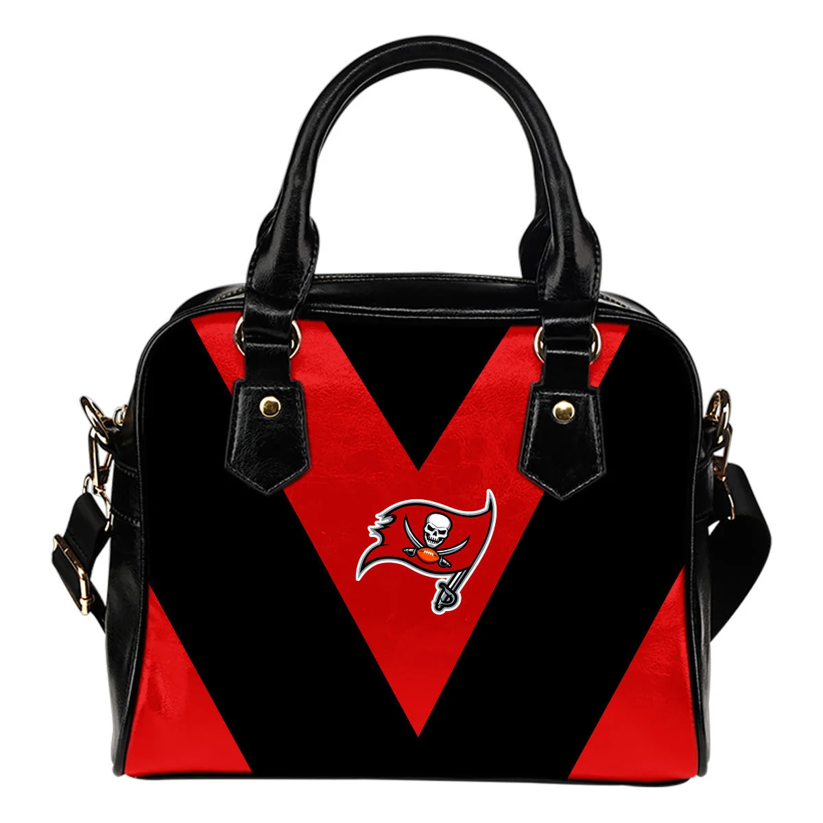 Triangle Double Separate Colour Tampa Bay Buccaneers Shoulder Handbags Sb0801