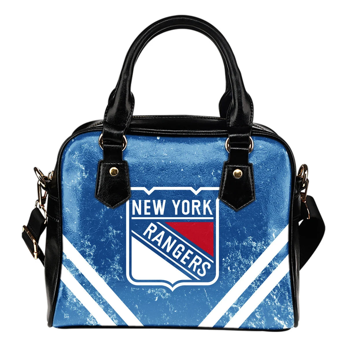 Couple Curves Light Good Logo New York Rangers Shoulder Handbags Sb0801