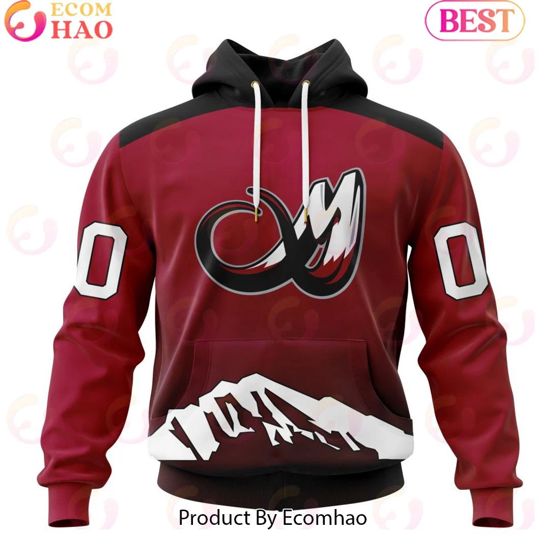 Custom Colorado Mammoth Jersey Personalized Letters Number Hoodie, Zip Hoodie, Man - Women, Warm, Premium Quality HZ0501
