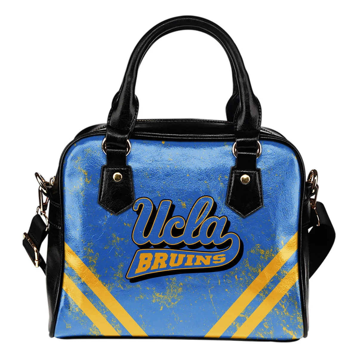 Couple Curves Light Good Logo UCLA Bruins Shoulder Handbags Sb0801