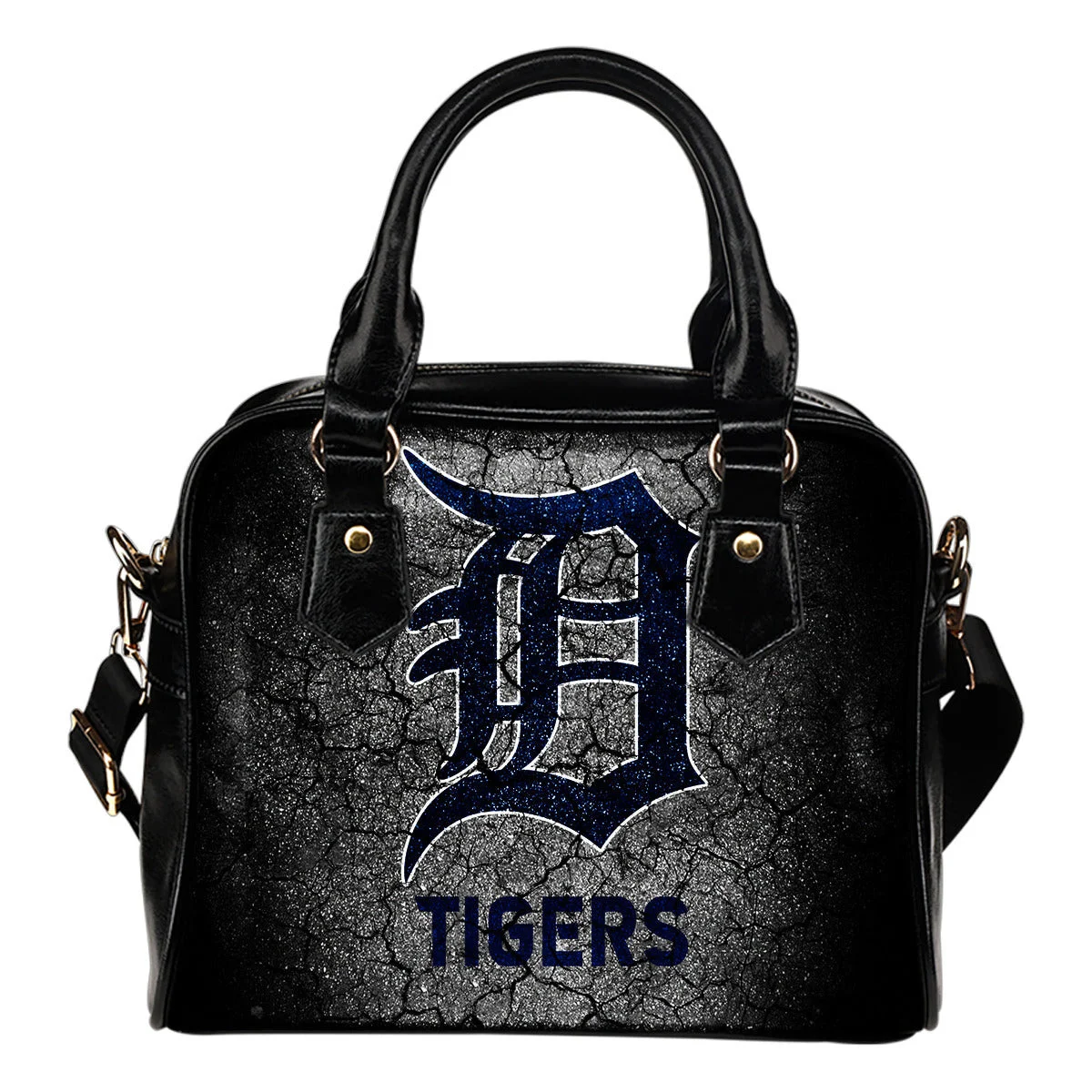 Wall Break Detroit Tigers Shoulder Handbags Women Purse Sb0801