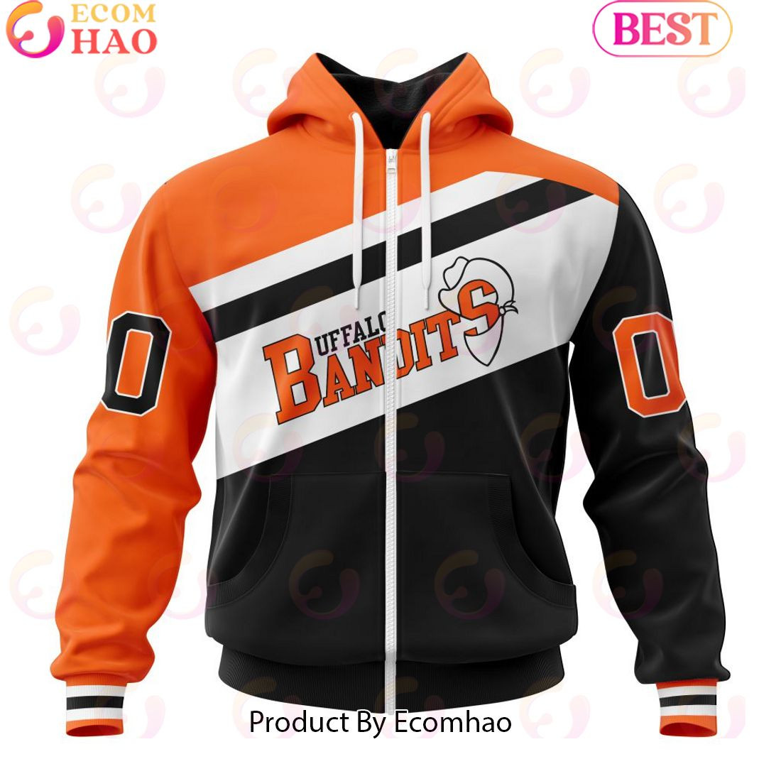 Custom Buffalo Bandits Jersey Personalized Letters Number Hoodie, Zip Hoodie, Man - Women, Warm, Premium Quality HZ0501