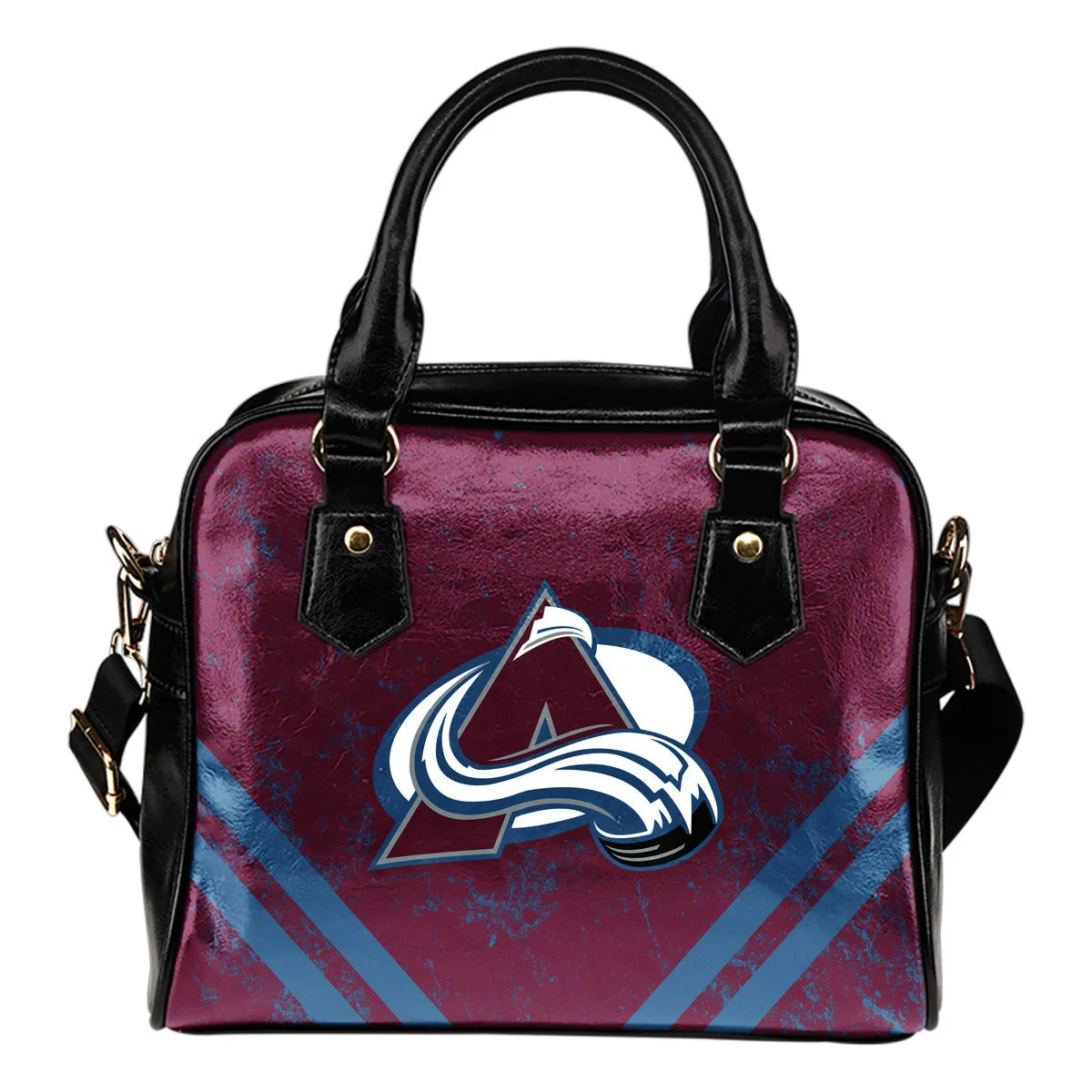 Couple Curves Light Good Logo Colorado Avalanche Shoulder Handbags Sb0801