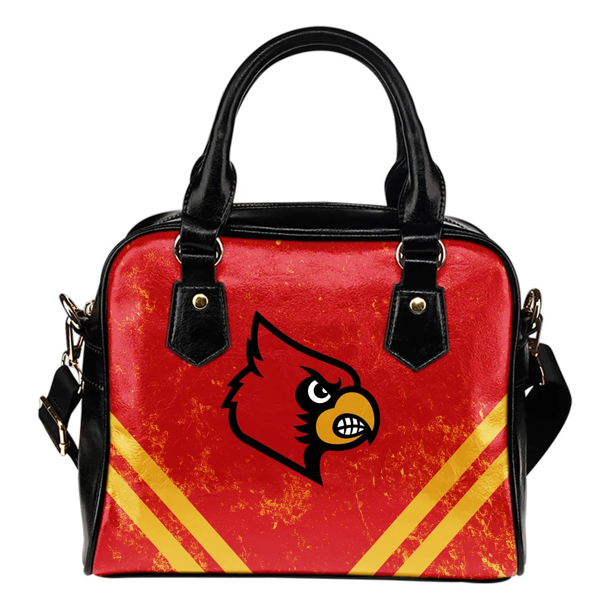 Couple Curves Light Good Logo Louisville Cardinals Shoulder Handbags Sb0801