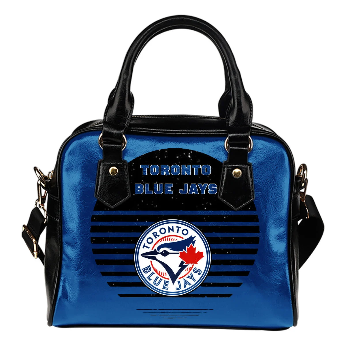 Back Fashion Round Charming Toronto Blue Jays Shoulder Handbags Sb0801