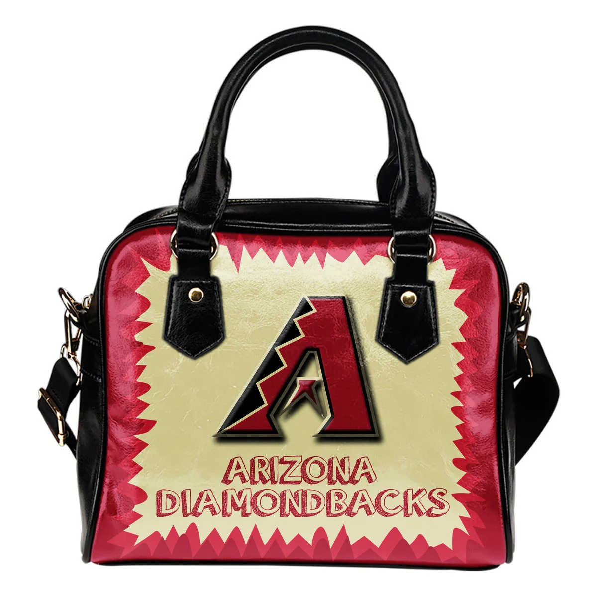 Jagged Saws Mouth Creepy Arizona Diamondbacks Shoulder Handbags Sb0801