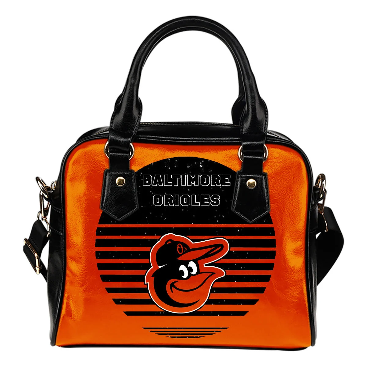 Back Fashion Round Charming Baltimore Orioles Shoulder Handbags Sb0801