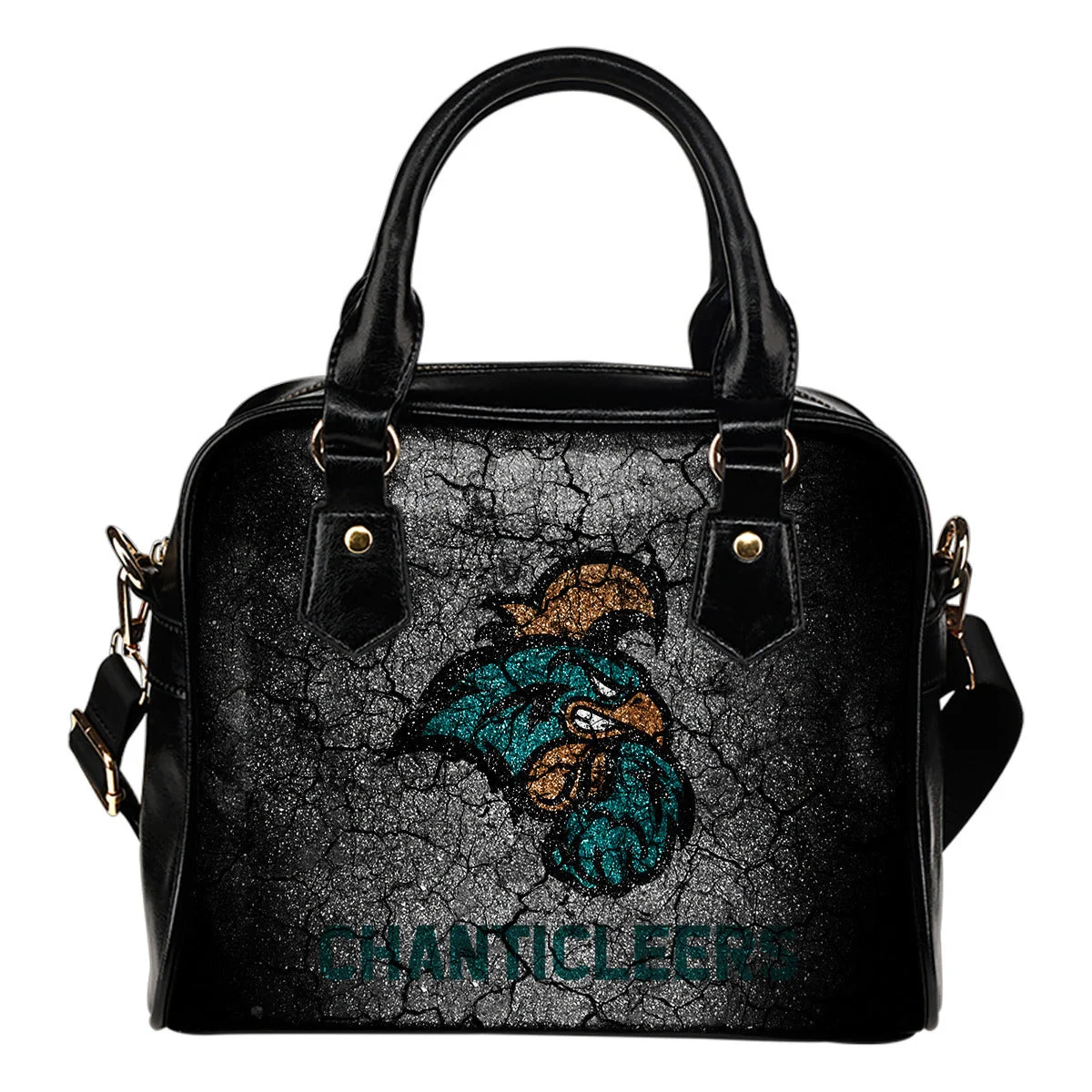 Wall Break Coastal Carolina Chanticleers Shoulder Handbags Women Purse Sb0801