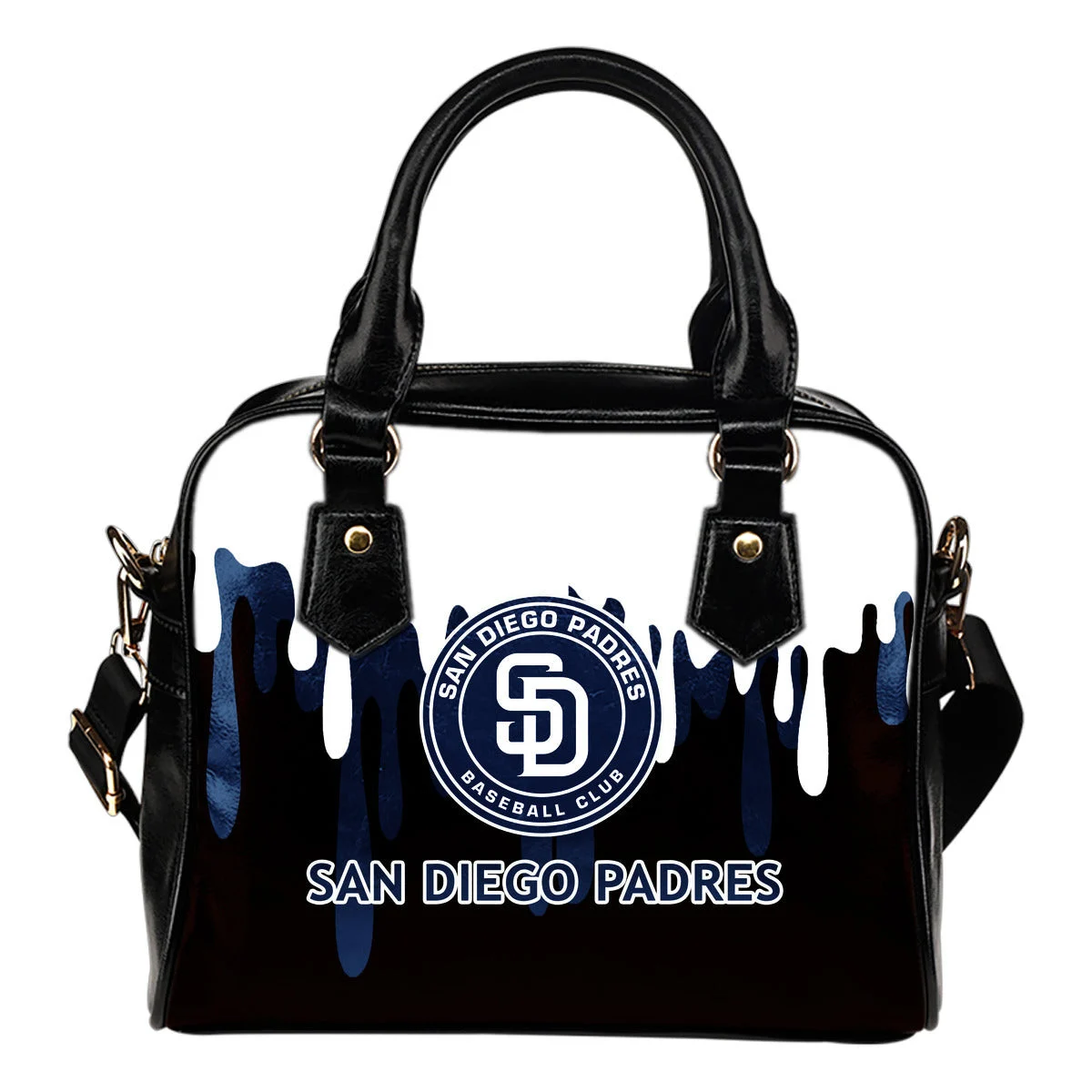 Color Leak Down Colorful San Diego Padres Shoulder Handbags Sb0801