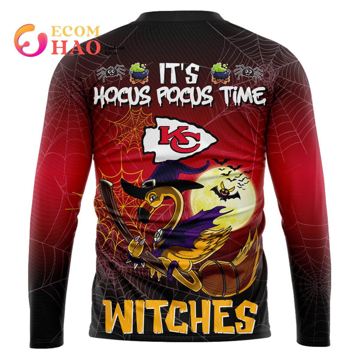 Chiefs Halloween Jersey Falmingo Witches Hocus Pocus 3D Hoodie, Zip Hoodie, Man - Women, Warm, Premium Quality HZ0501