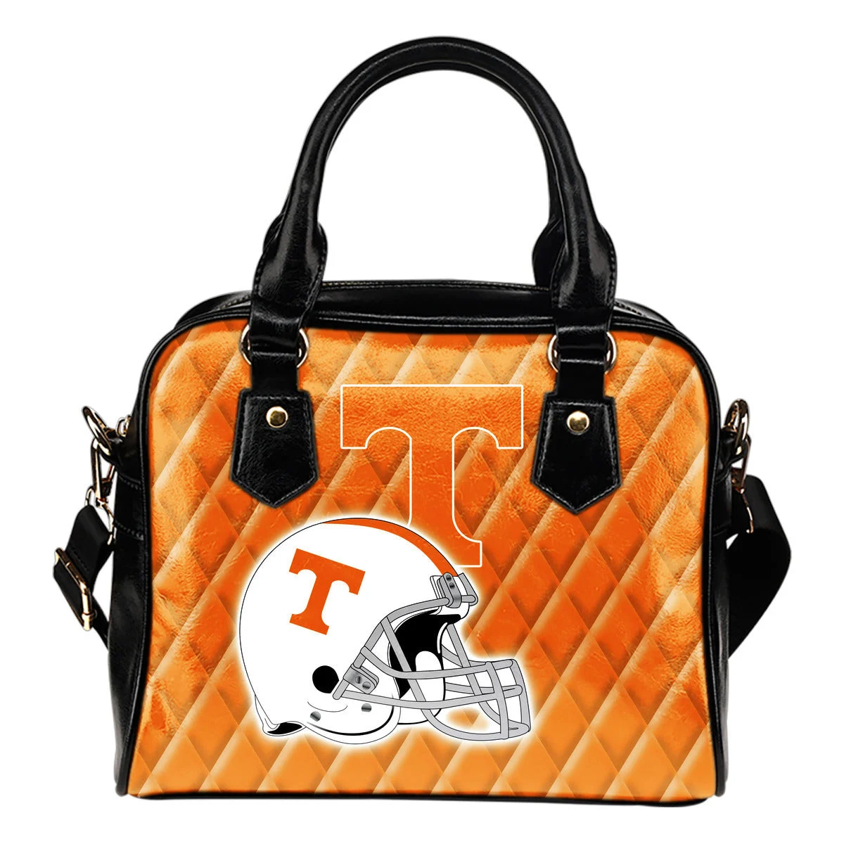 Couple Helmet Enchanting Logo Tennessee Volunteers Shoulder Handbags Sb0801