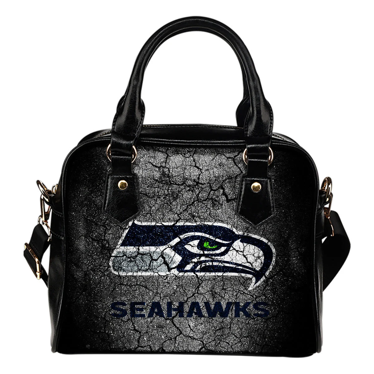 Wall Break Seattle Seahawks Shoulder Handbags Women Purse Sb0801