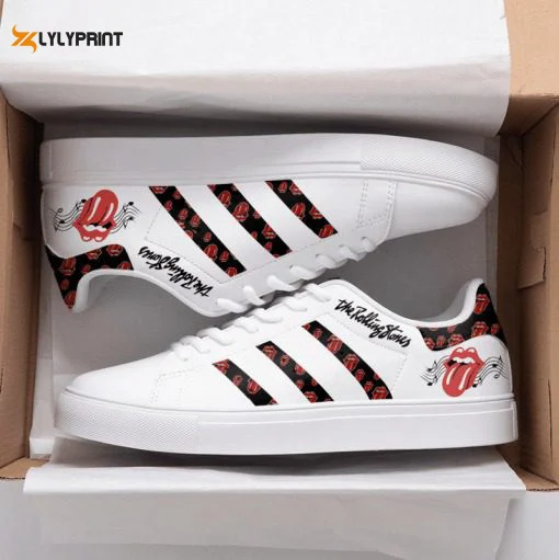 Rolling Stones 3 Skate Shoes For Men Women Fans Gift , Trendy Style Sneakers ST0801