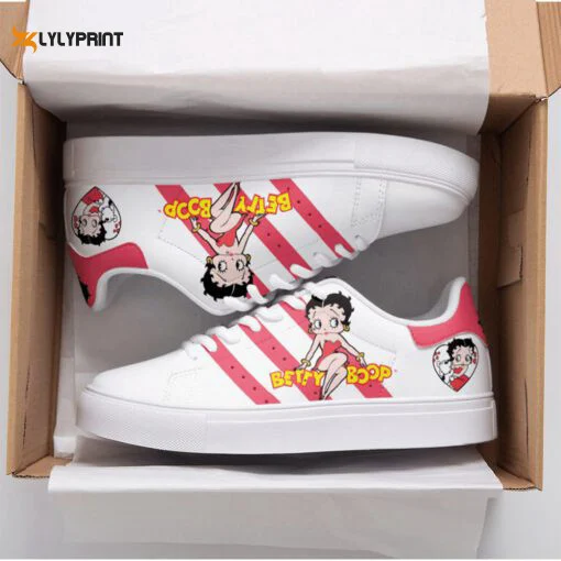 Betty Boop Skate Shoes For Men Women Fans Gift r ,Trendy Style Sneakers ST0801