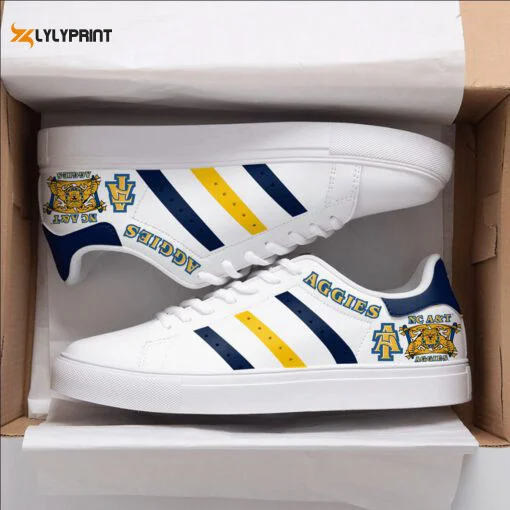 North Carolina A&T Aggies 4 Skate Shoes For Men Women Fans Gift , Trendy Style Sneakers ST0801