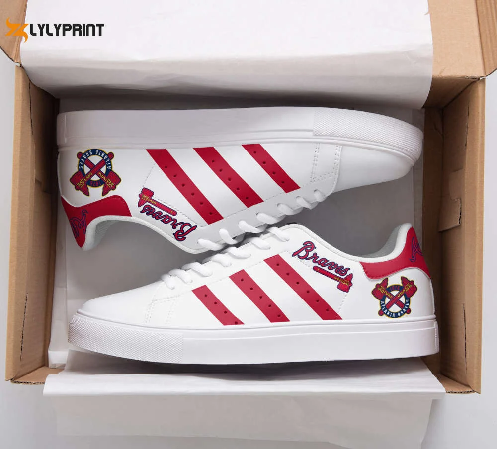 Atlanta Braves Skate Shoes For Men And Women Fans Gift  ST0801