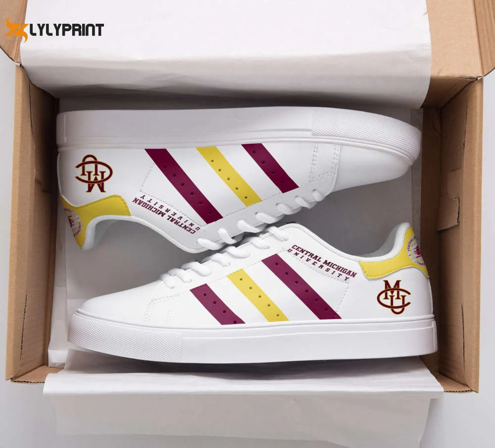 Central Michigan 1 Skate Shoes For Men Women Fans Gift , Trendy Style Sneakers ST0801