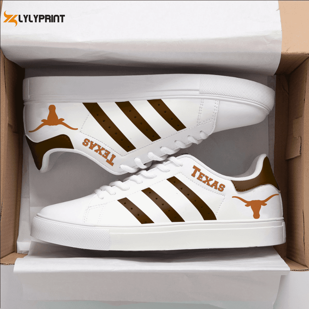 Texas Longhorns 2 Skate Shoes For Men Women Fans Gift ,Trendy Style Sneakers ST0801