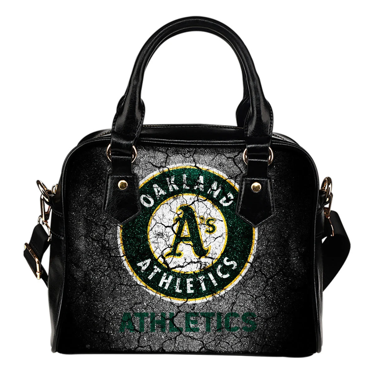 Wall Break Oakland Athletics Shoulder Handbags Women Purse Sb0801