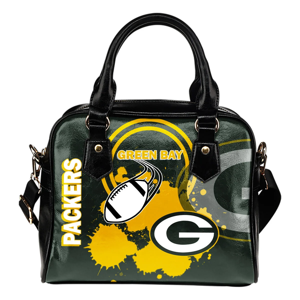 The Victory Green Bay Packers Shoulder Handbags Sb0801