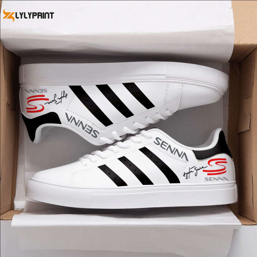 Ayrton Senna Skate Shoes For Men And Women Fans Gift  ST0801