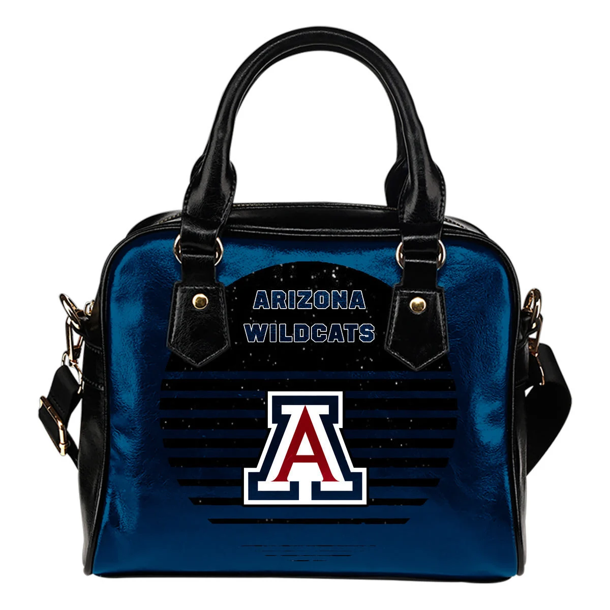 Back Fashion Round Charming Arizona Wildcats Shoulder Handbags Sb0801