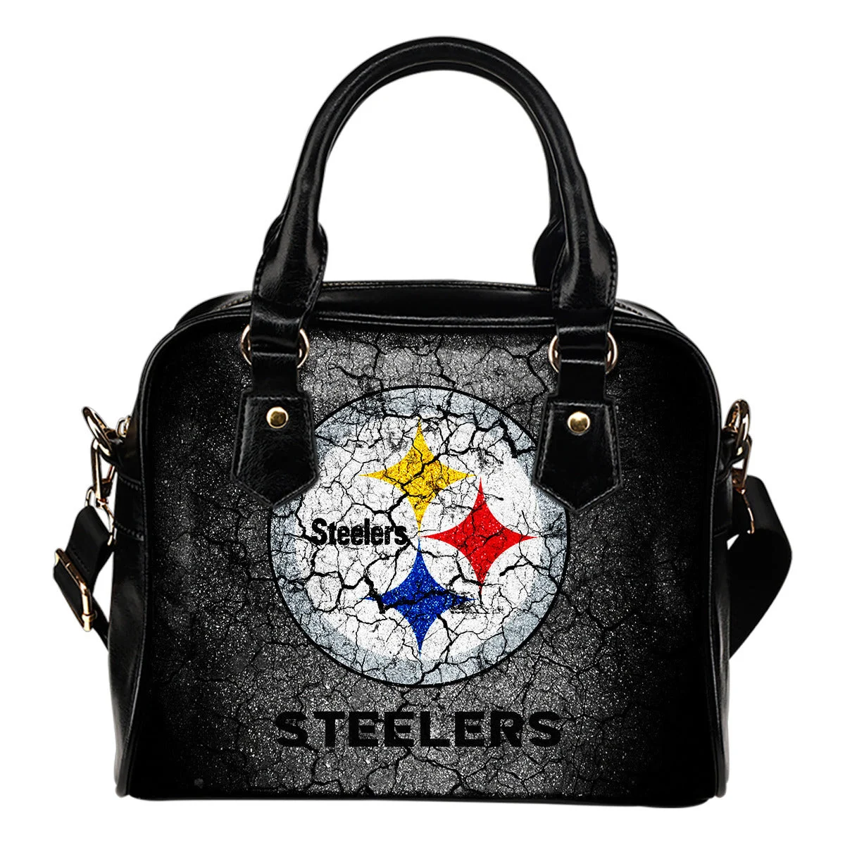 Wall Break Pittsburgh Steelers Shoulder Handbags Women Purse Sb0801