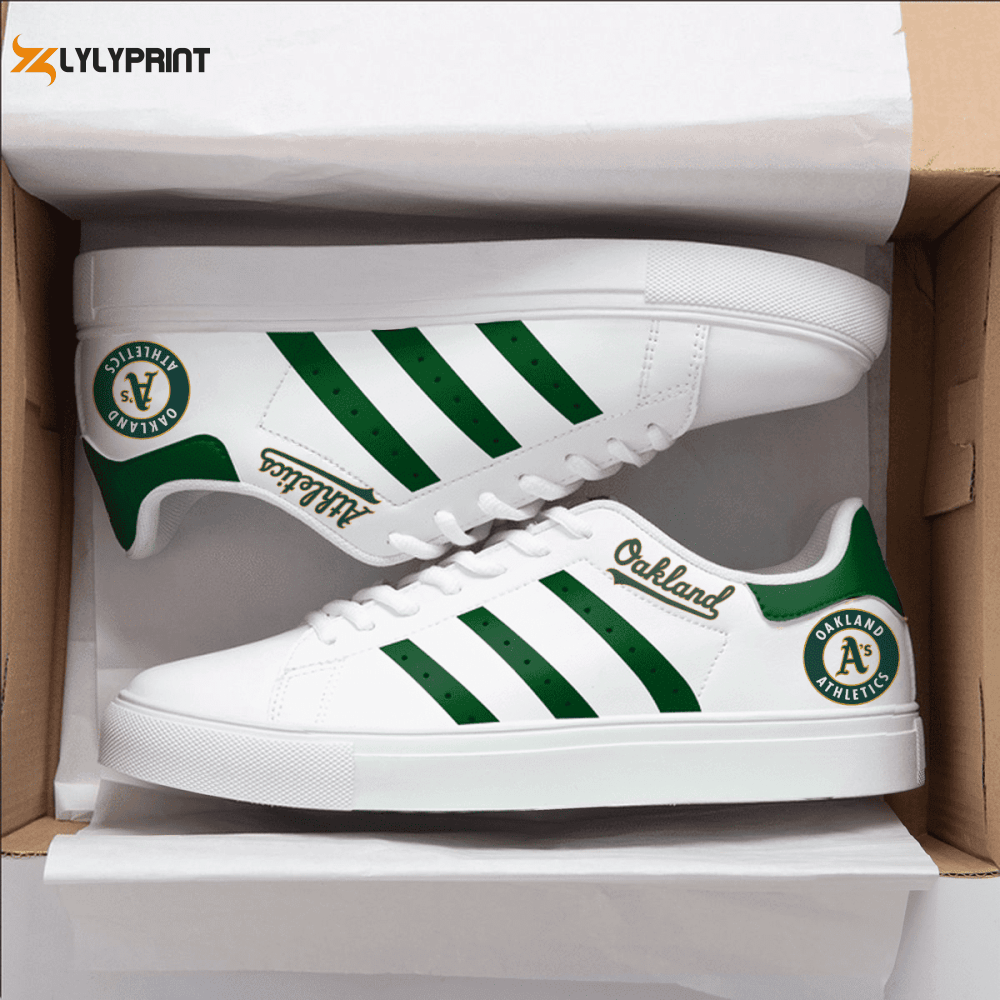 Oakland Athletics Skate Shoes For Men Women Fans Gift  ST0801