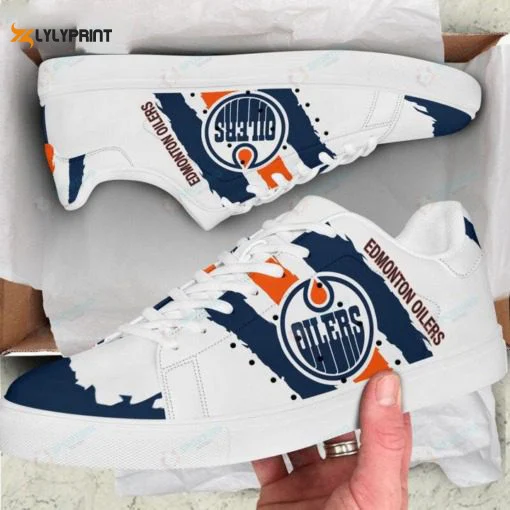 Edmonton Oilers Skate Shoes For Men Women Fans Gift ,Trendy Style Sneakers ST0801