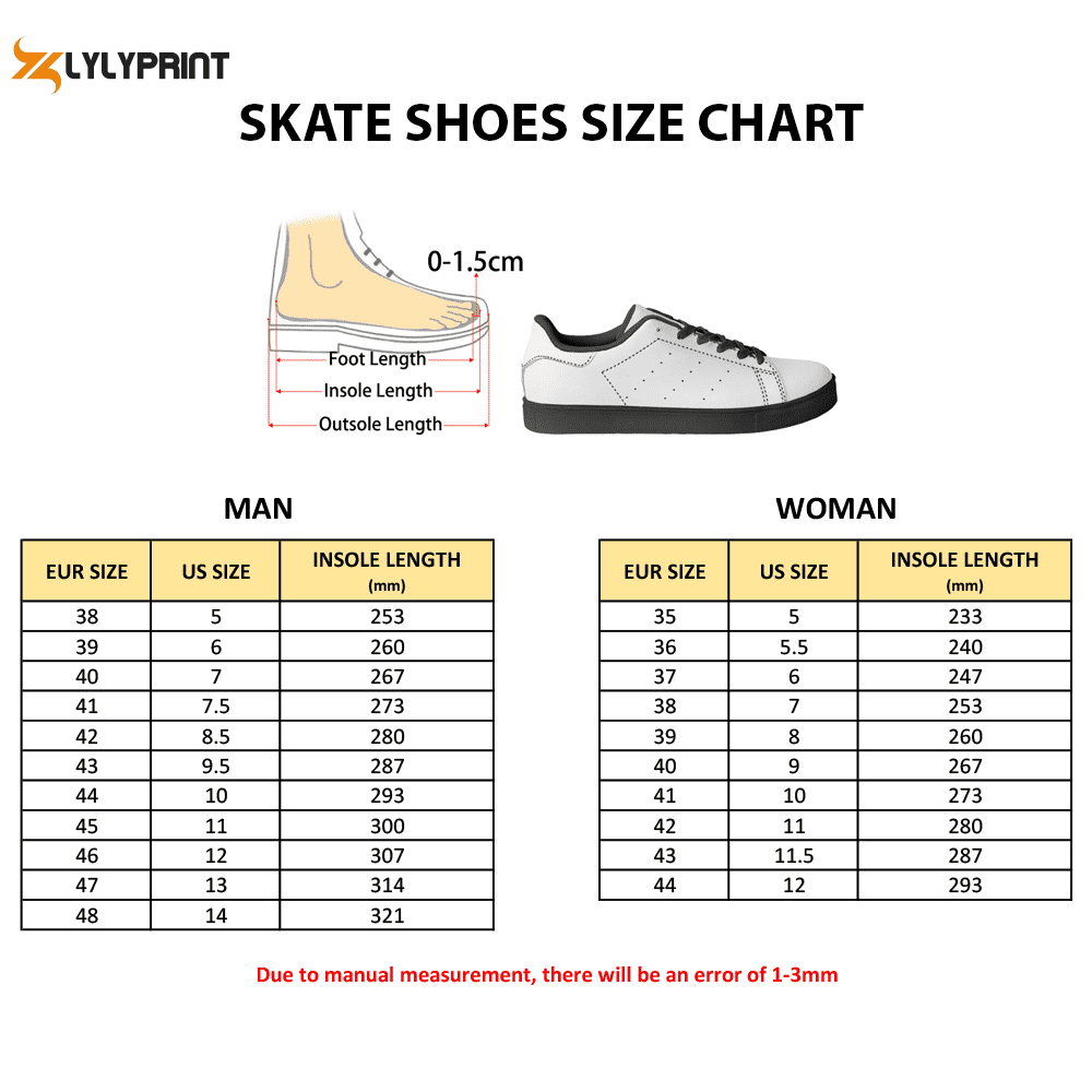 Virginia Cavalier 1 Skate Shoes For Men Women Fans Gift ,Trendy Style Sneakers ST0801