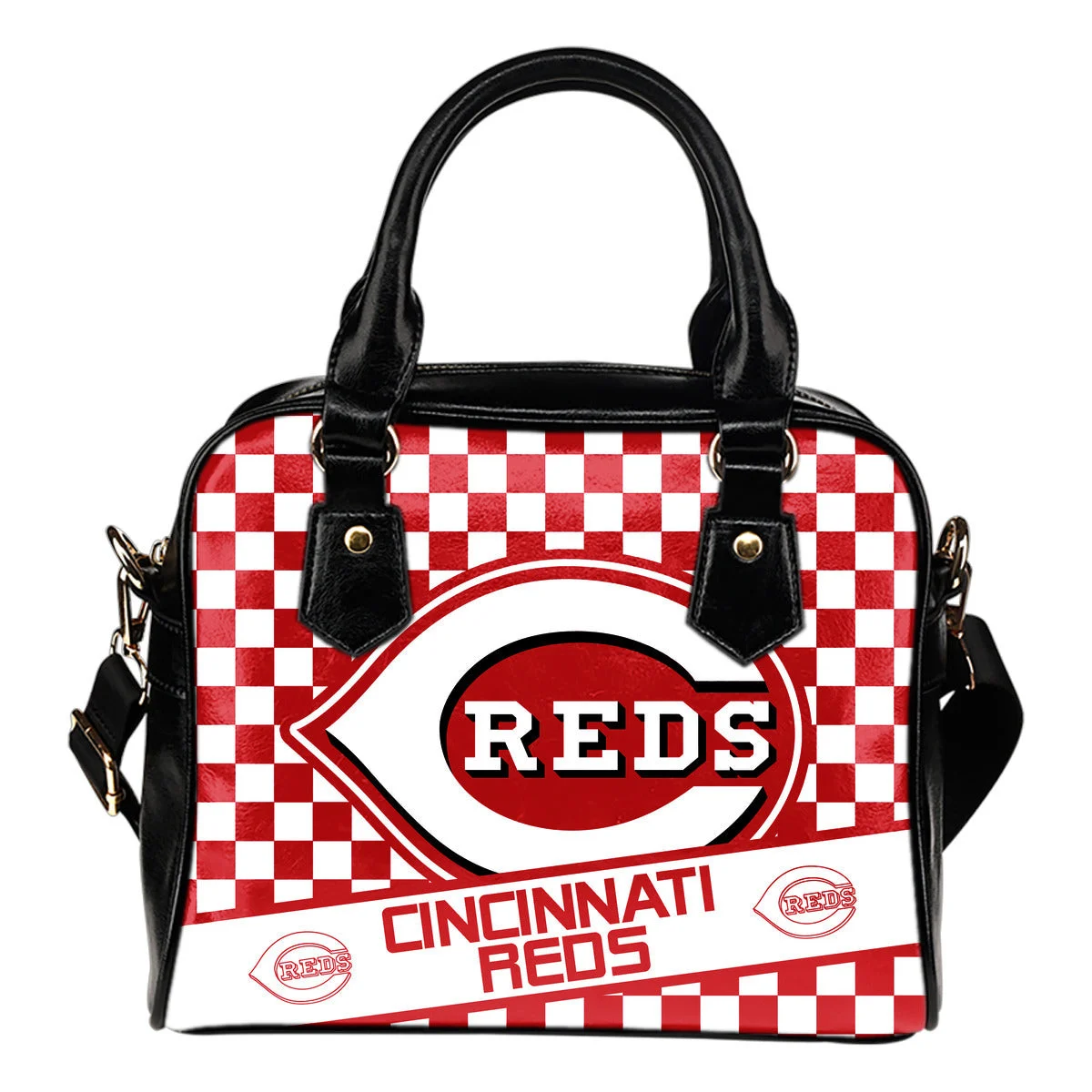 Different Fabulous Banner Cincinnati Reds Shoulder Handbags Sb0801