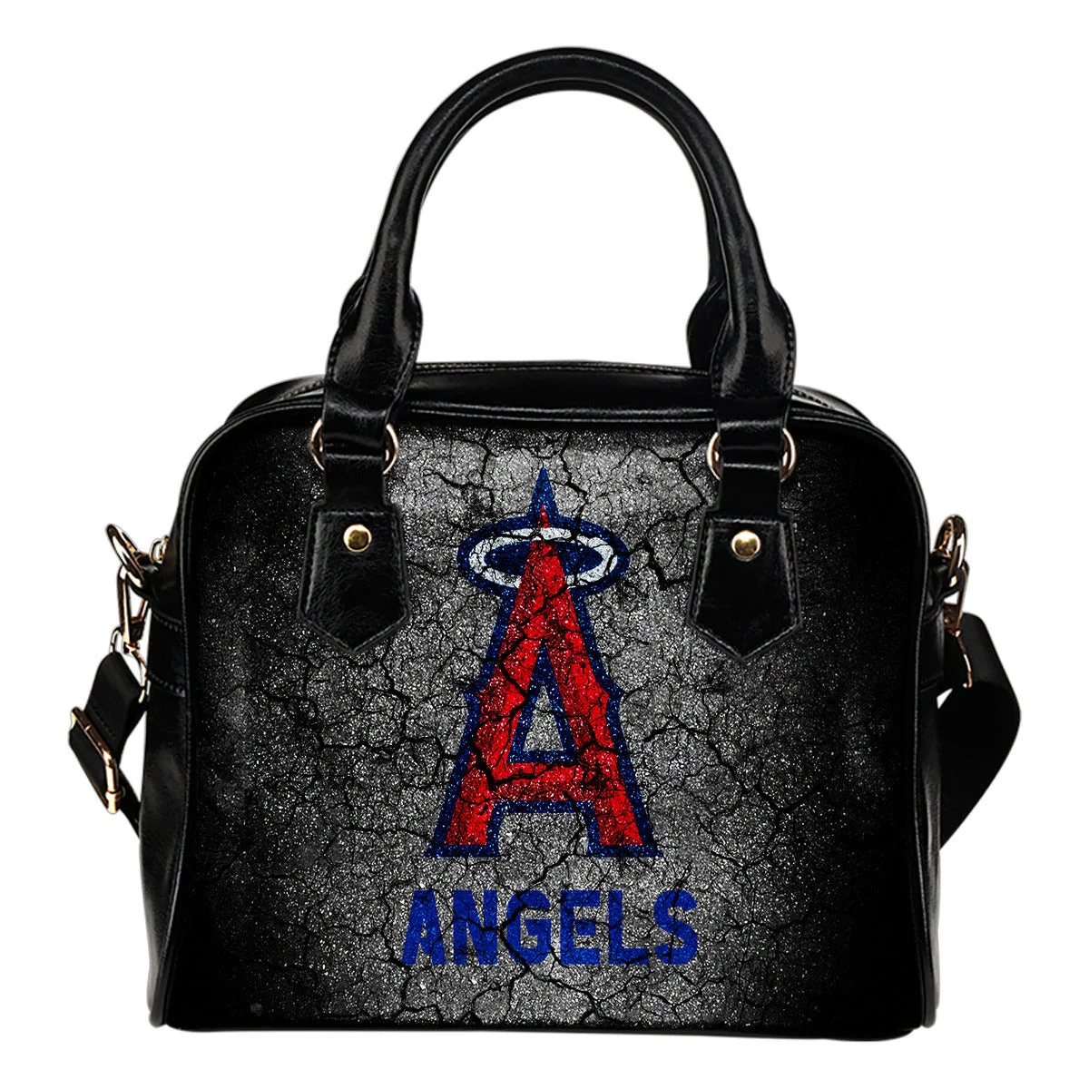 Wall Break Los Angeles Angels Shoulder Handbags Women Purse Sb0801
