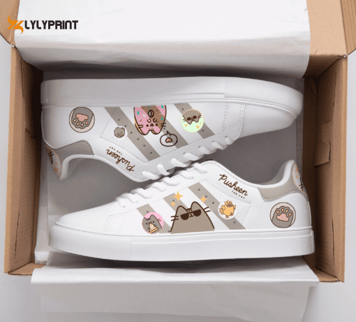 Pusheen 2 Skate Shoes For Men Women Fans Gift , Trendy Style Sneakers ST0801
