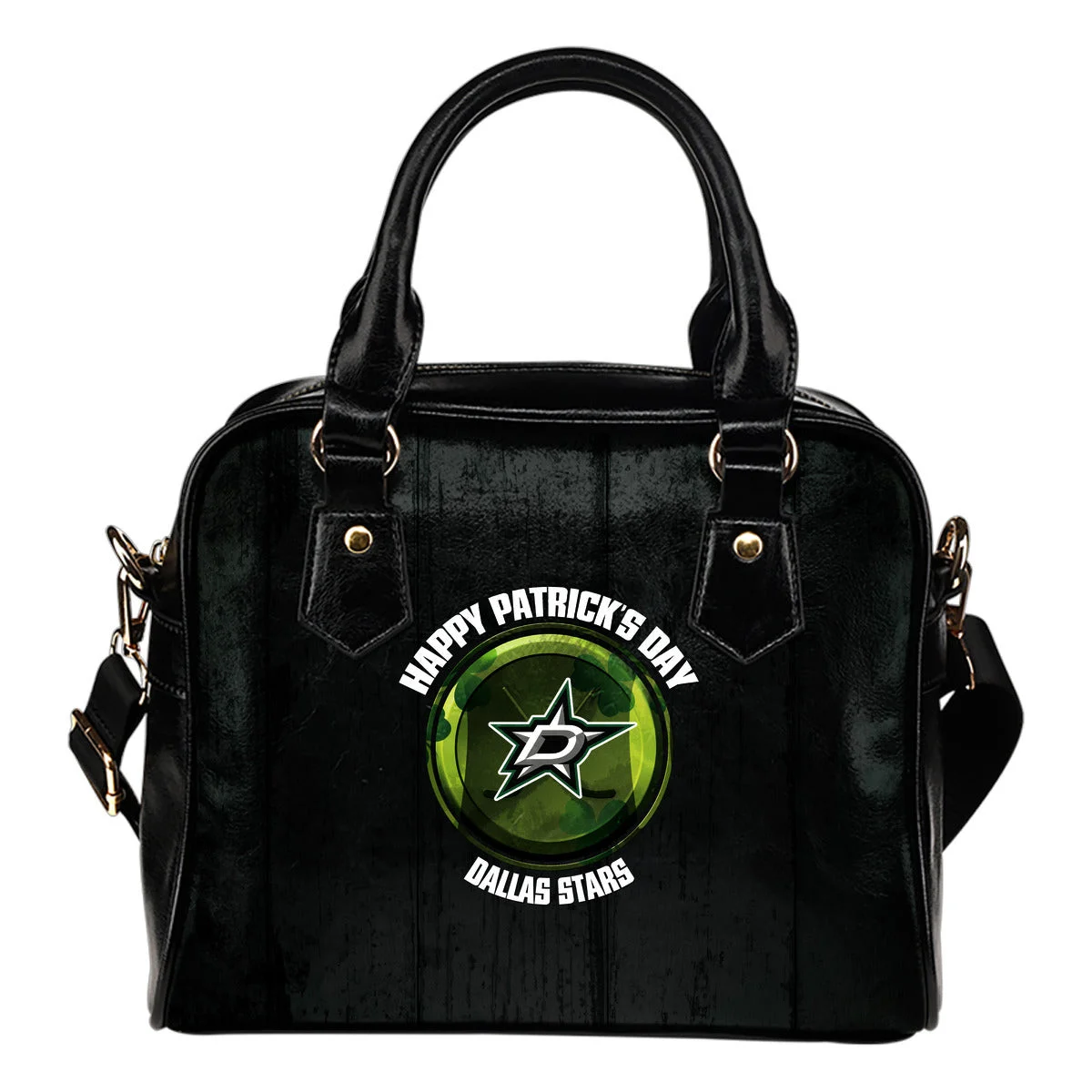 Retro Scene Lovely Shining Patrick's Day Dallas Stars Shoulder Handbags Sb0801