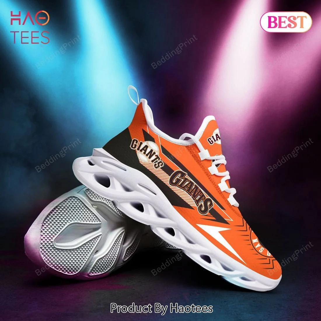 San Francisco Giants Orange Mix Black Max Soul Shoes  MS0601