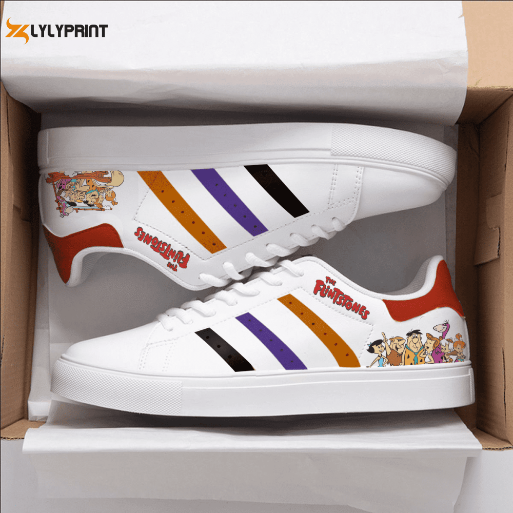 The Flintstones 3 Skate Shoes For Men Women Fans Gift ,Trendy Style Sneakers ST0801