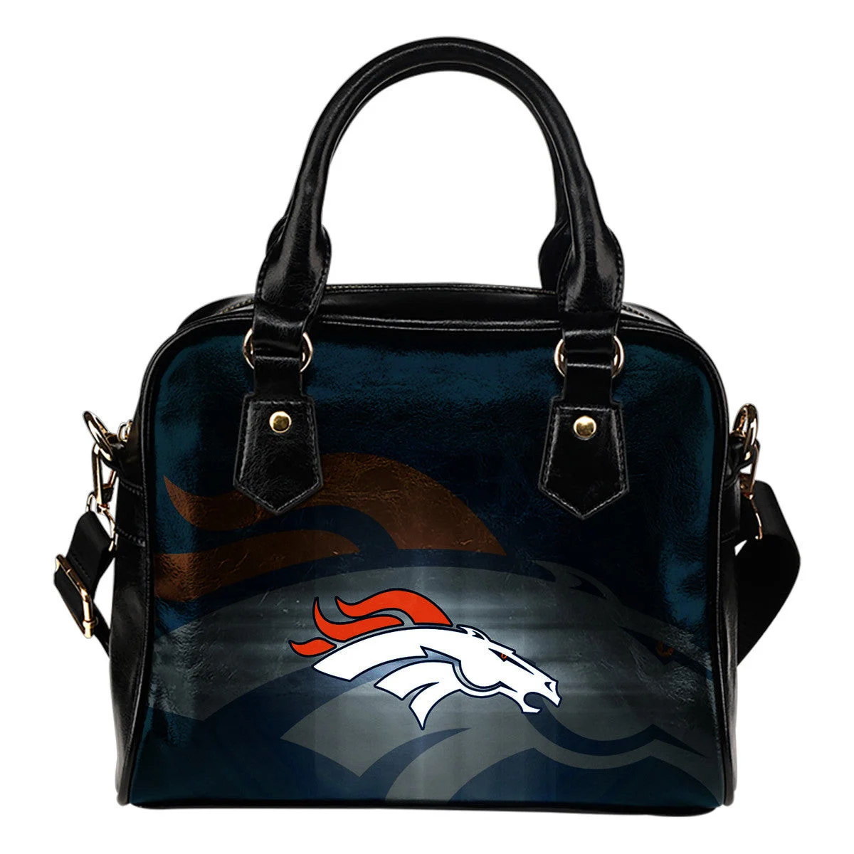 Denver Broncos Light Logo Shoulder Handbags Women Purse Sb0801