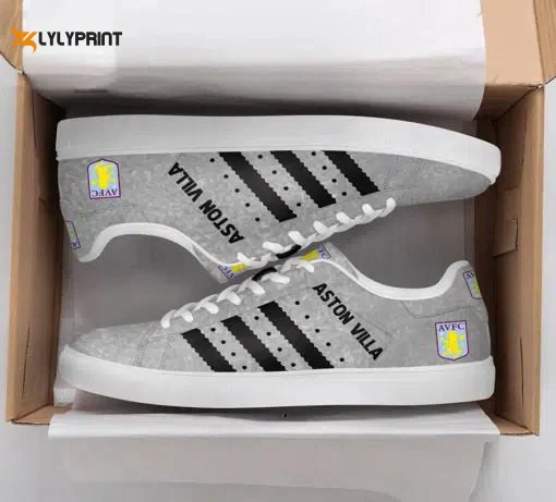 Aston Villa 7 Skate Shoes For Men Women Fans Gift , Trendy Style Sneakers ST0801