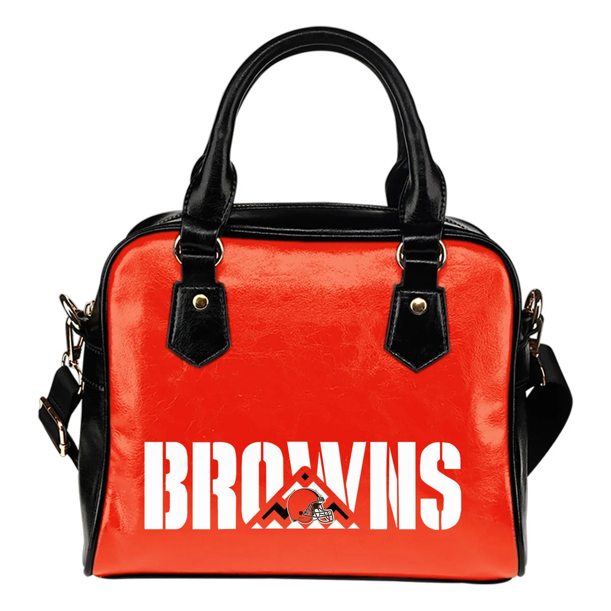 Cleveland Browns Mass Triangle Shoulder Handbags Sb0801